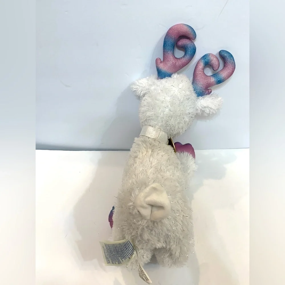 BAB Workshop 2017 Glisten the Reindeer White 20” Plush No Light Christmas